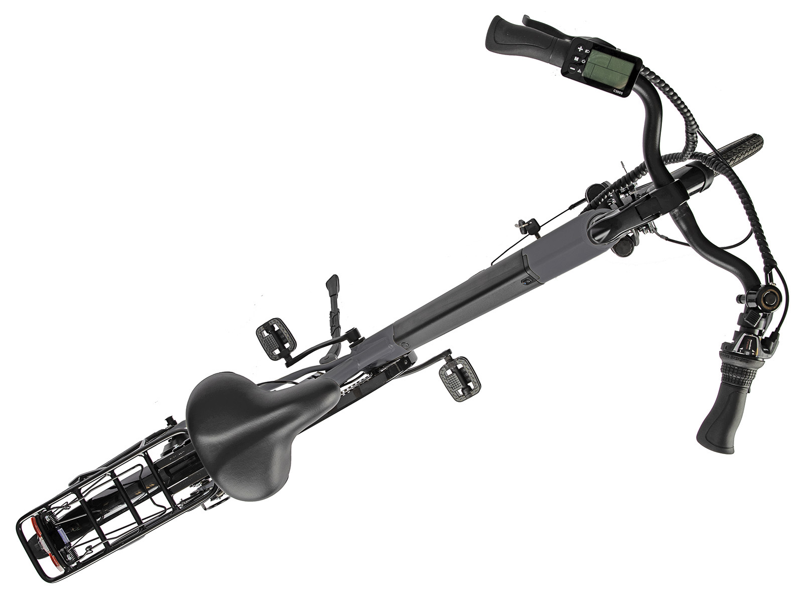 Villette L' Amant Eco 10.4Ah 7sp 28 inch Dark Grey - Afbeelding 2