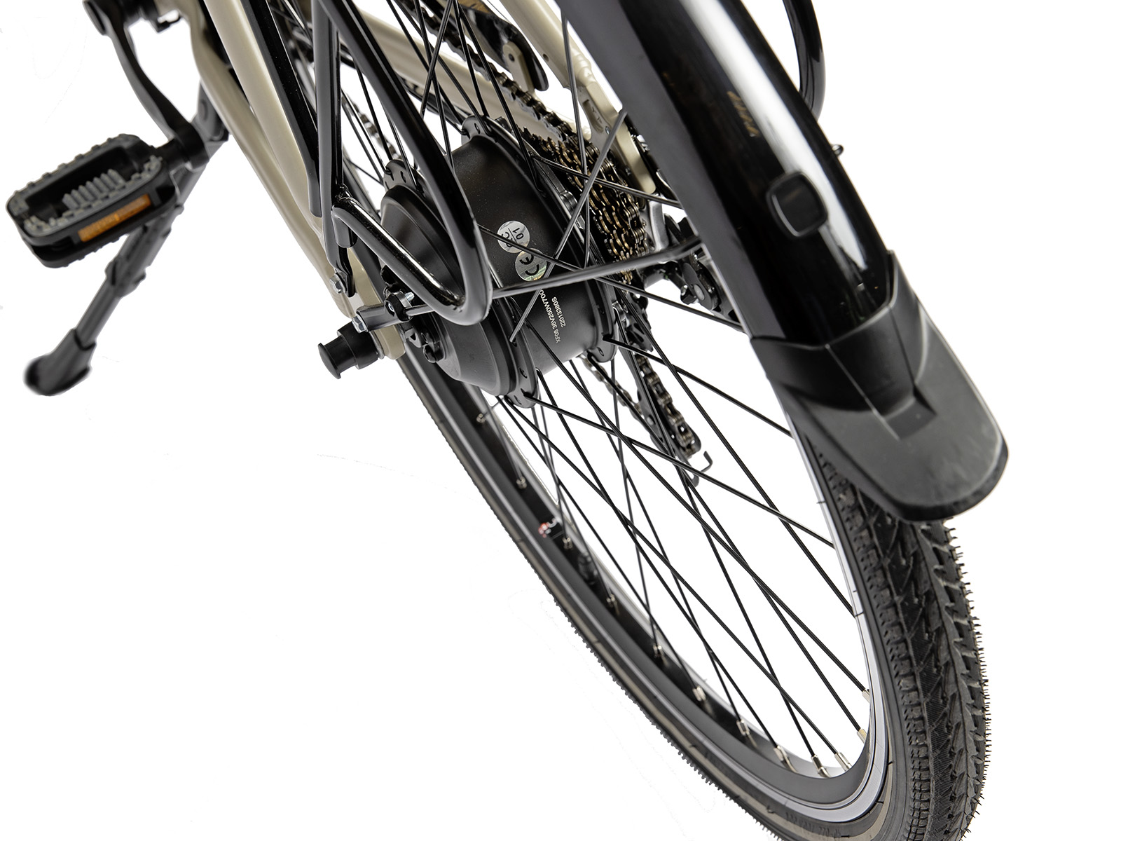 Villette L' Amant Eco 10.4Ah 7sp 28 inch Greige - Afbeelding 7