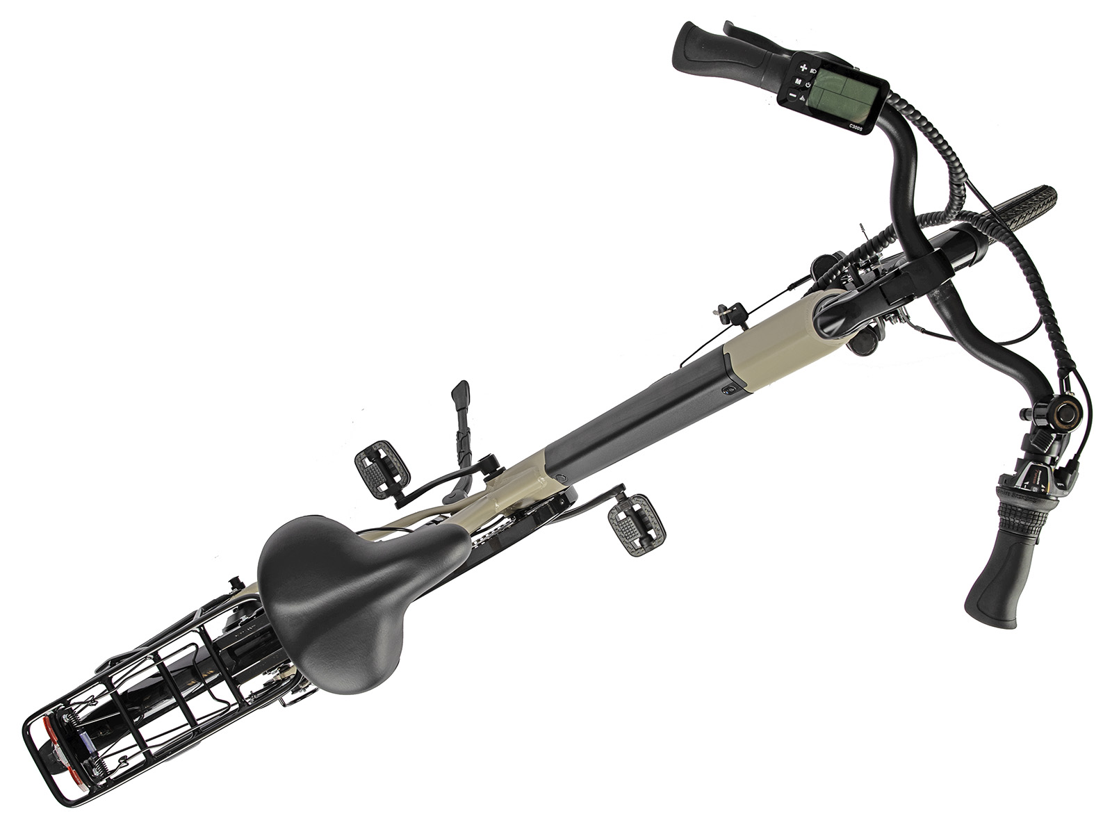 Villette L' Amant Eco 10.4Ah 7sp 28 inch Greige - Afbeelding 2