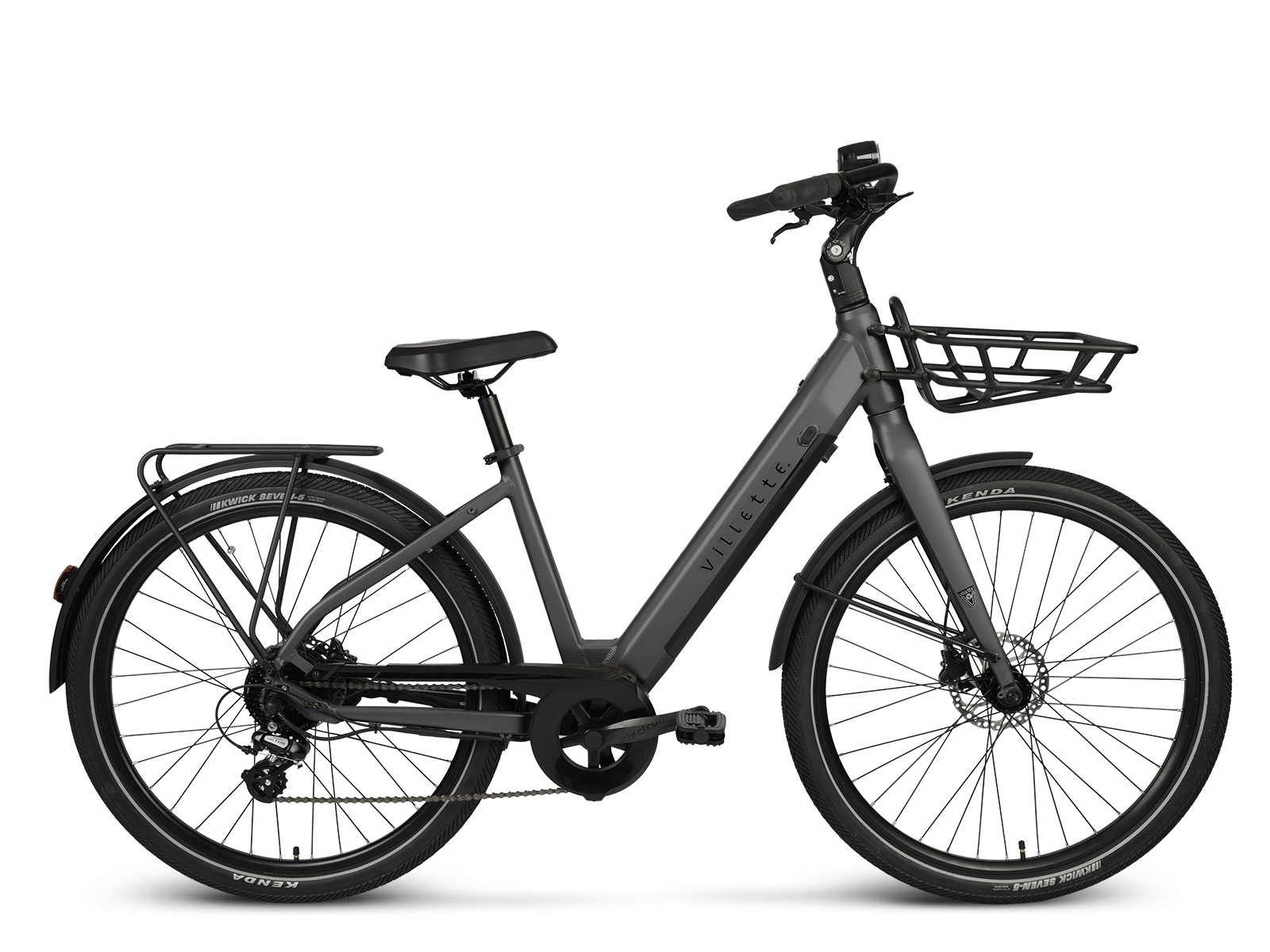 Villette Extreme RM, city-ebike 13Ah 8sp 27.5 inch Dark Grey - Afbeelding 2