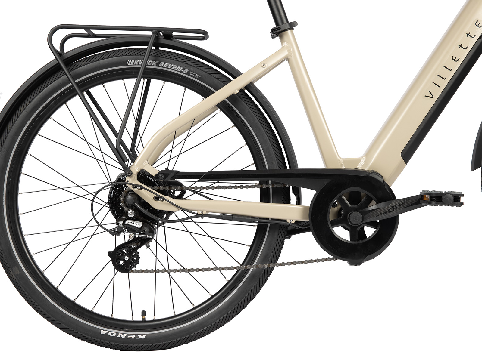 Villette Extreme RM, city-ebike 13Ah 8sp 27.5 inch Greige - Afbeelding 6
