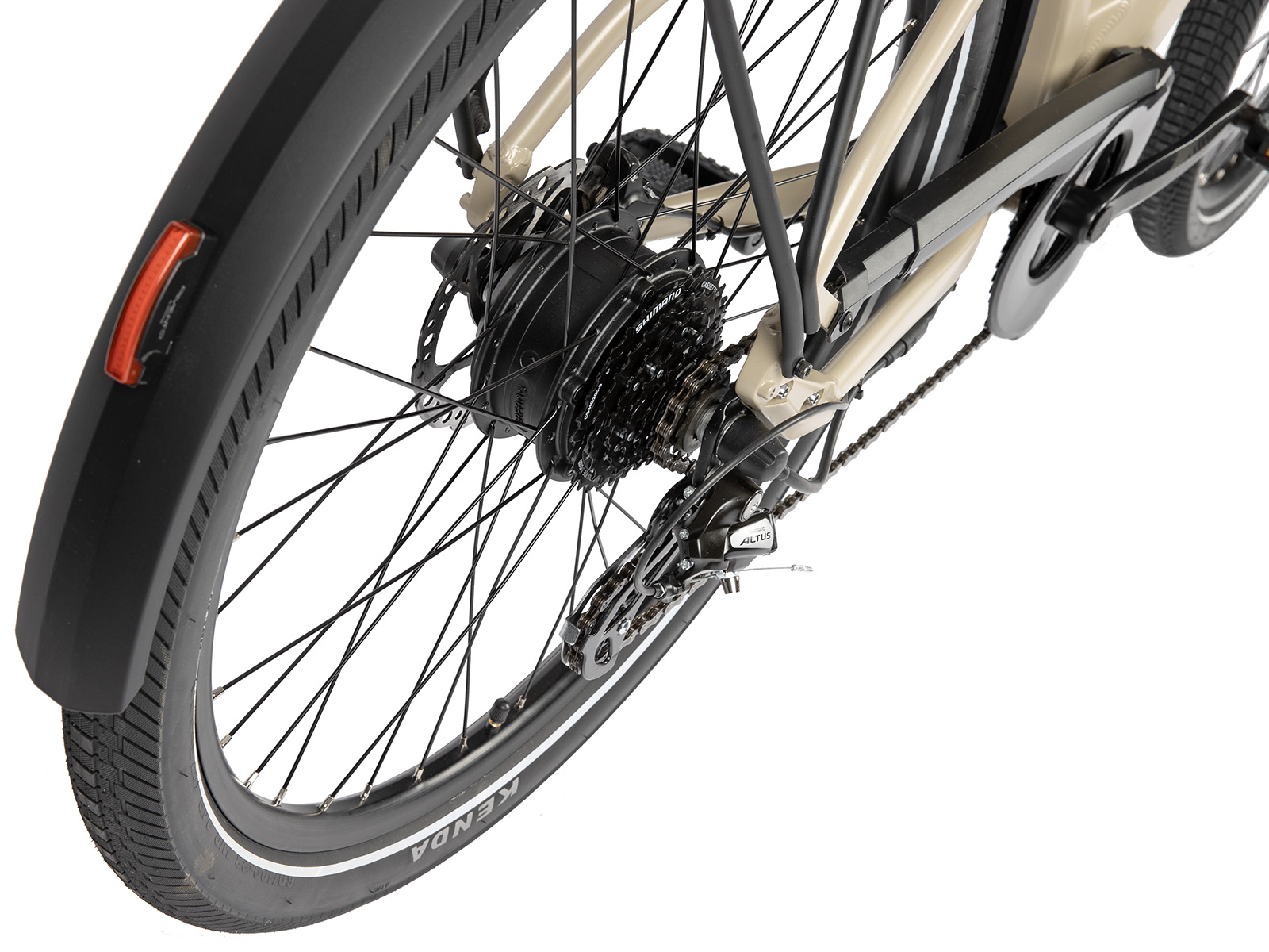 Villette Extreme RM, city-ebike 13Ah 8sp 27.5 inch Greige - Afbeelding 4