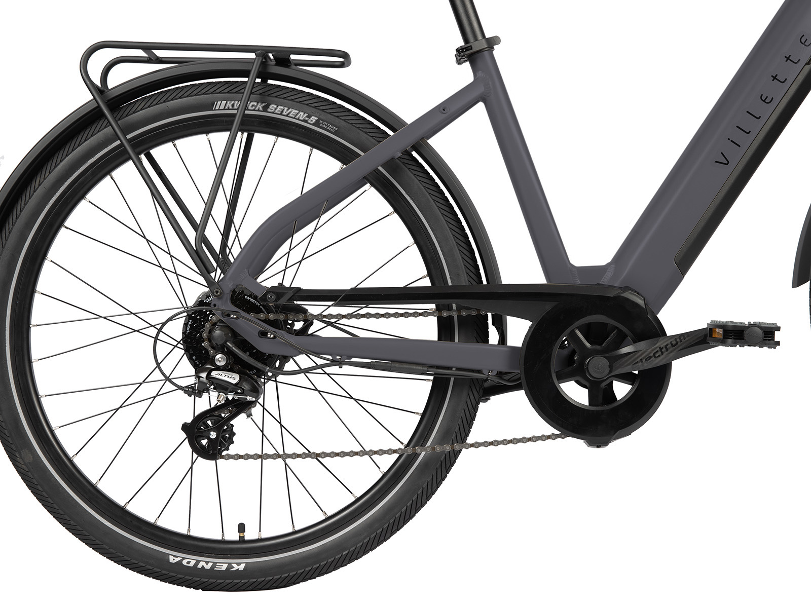 Villette Extreme RM, city-ebike 13Ah 8sp 27.5 inch Dark Grey - Afbeelding 7