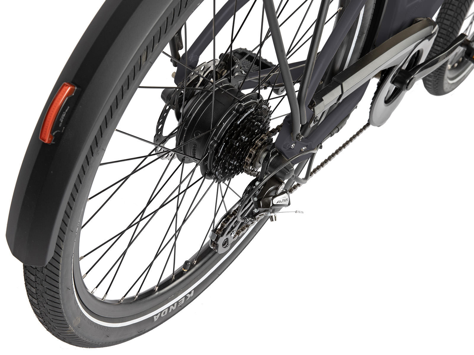 Villette Extreme RM, city-ebike 13Ah 8sp 27.5 inch Dark Grey - Afbeelding 4