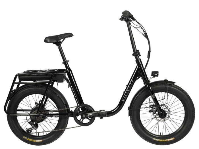 Villette Partout fatbike vouwfiets zwart