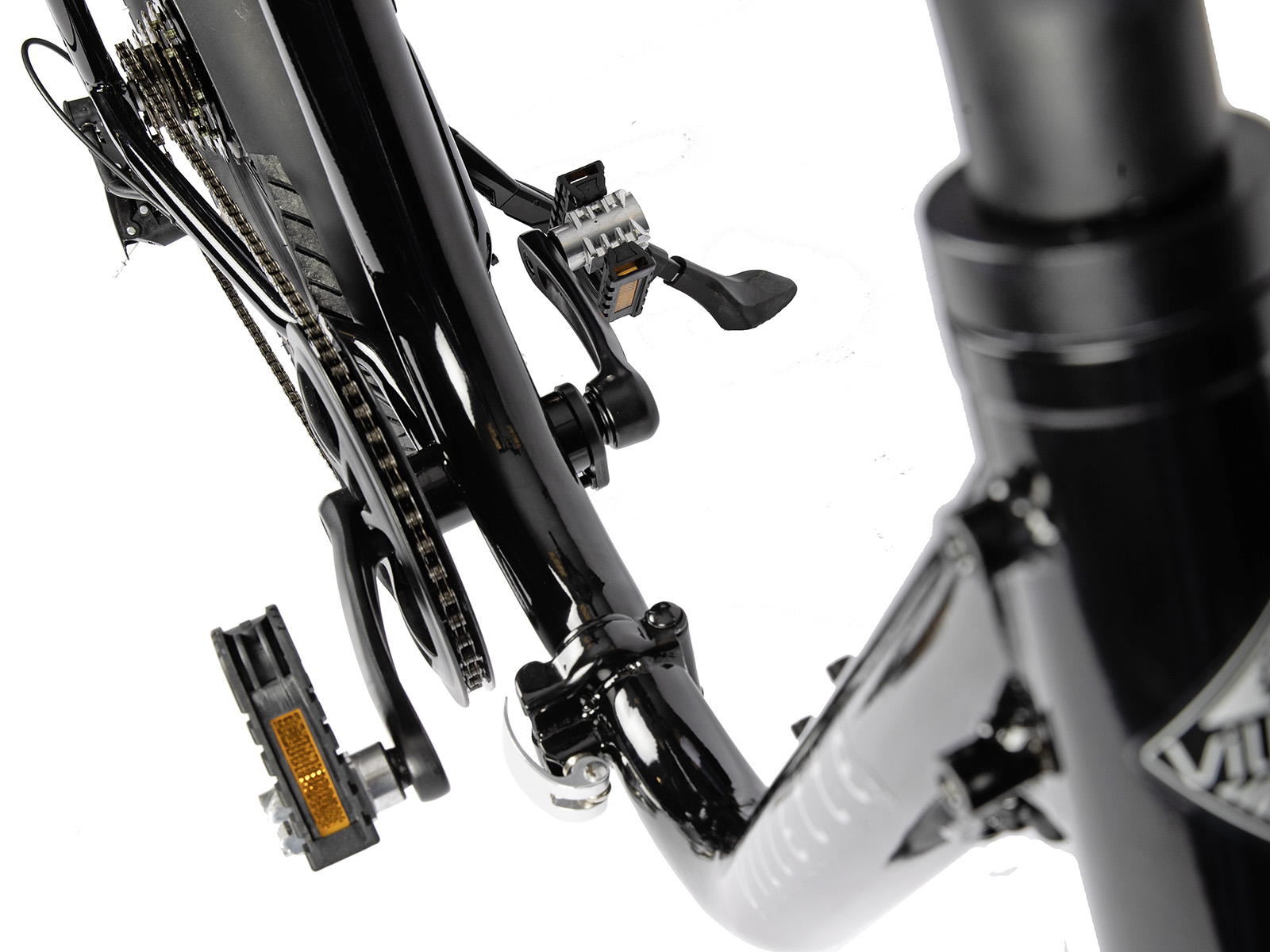 Villette Partout vouw-fatbike 10.4Ah 7sp 20 inch Glossy Black - Afbeelding 4