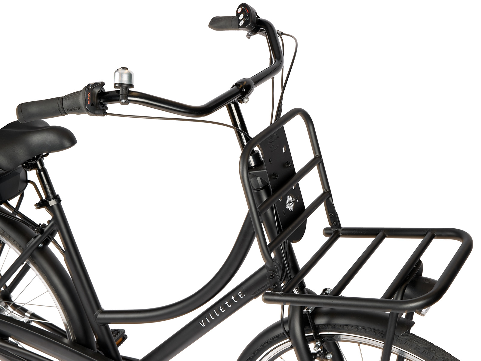 Villette Transporter, dames e-bike 13Ah Nexus 3 28 inch Matt Black - Afbeelding 4