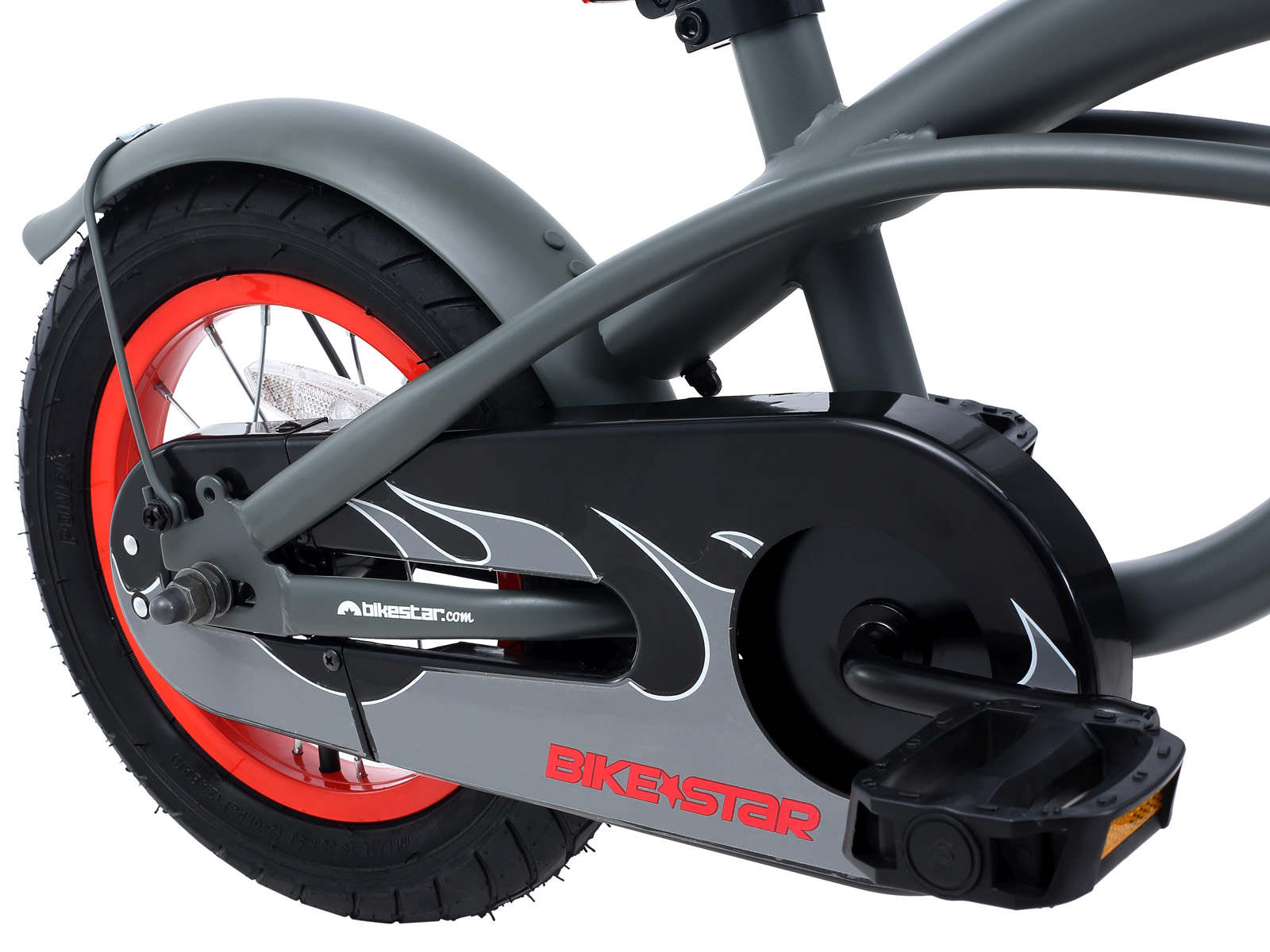 Bikestar kinderfiets Cruiser 12 inch grijs - Afbeelding 4