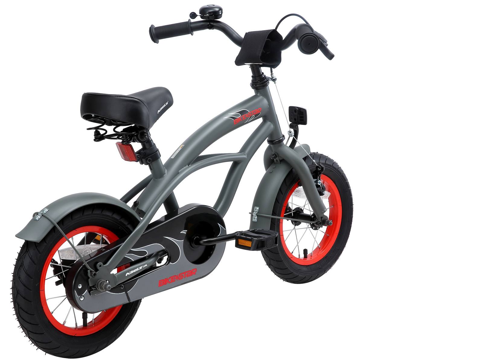 Bikestar kinderfiets Cruiser 12 inch grijs - Afbeelding 3