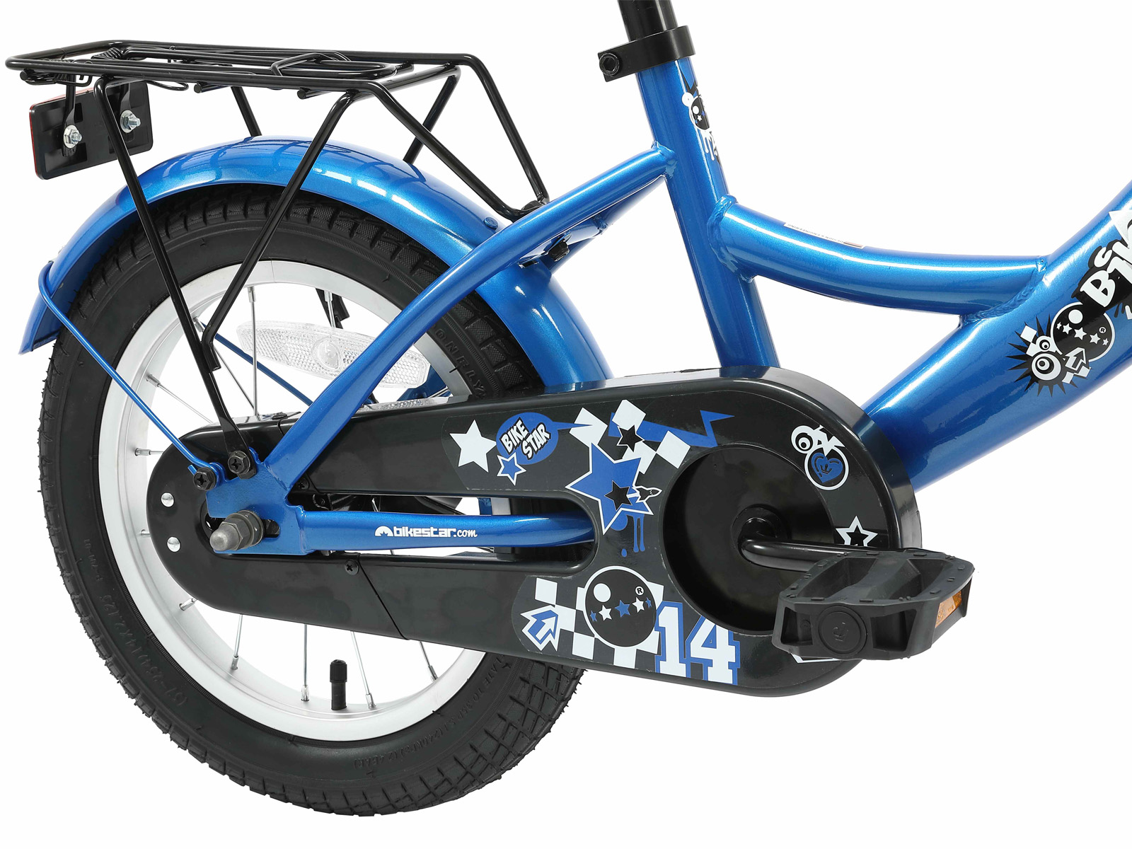 Bikestar kinderfiets Classic 14 inch blauw - Afbeelding 4