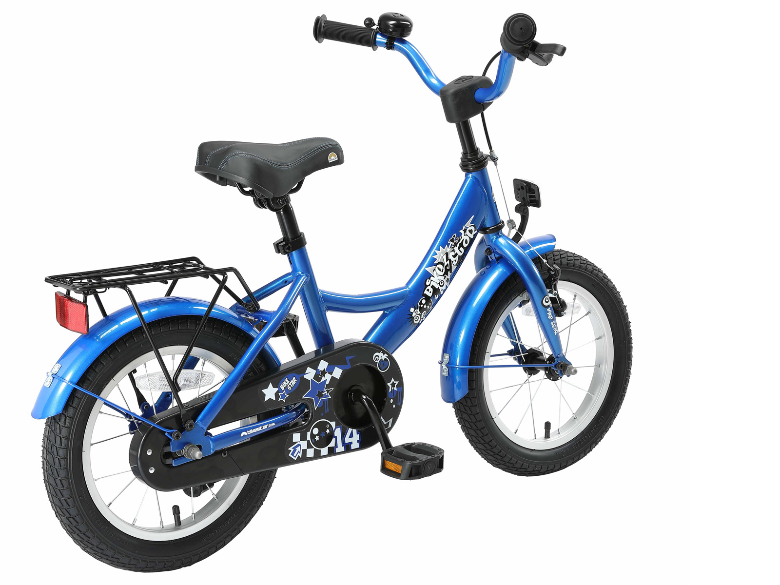 Bikestar kinderfiets Classic 14 inch blauw - Afbeelding 3