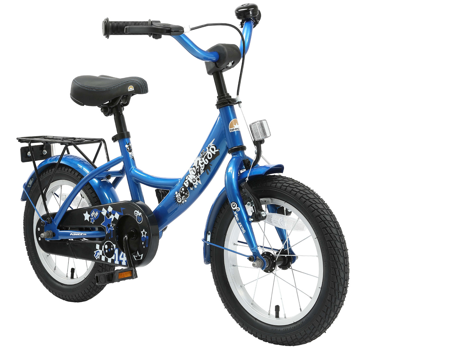 Bikestar kinderfiets Classic 14 inch blauw - Afbeelding 2
