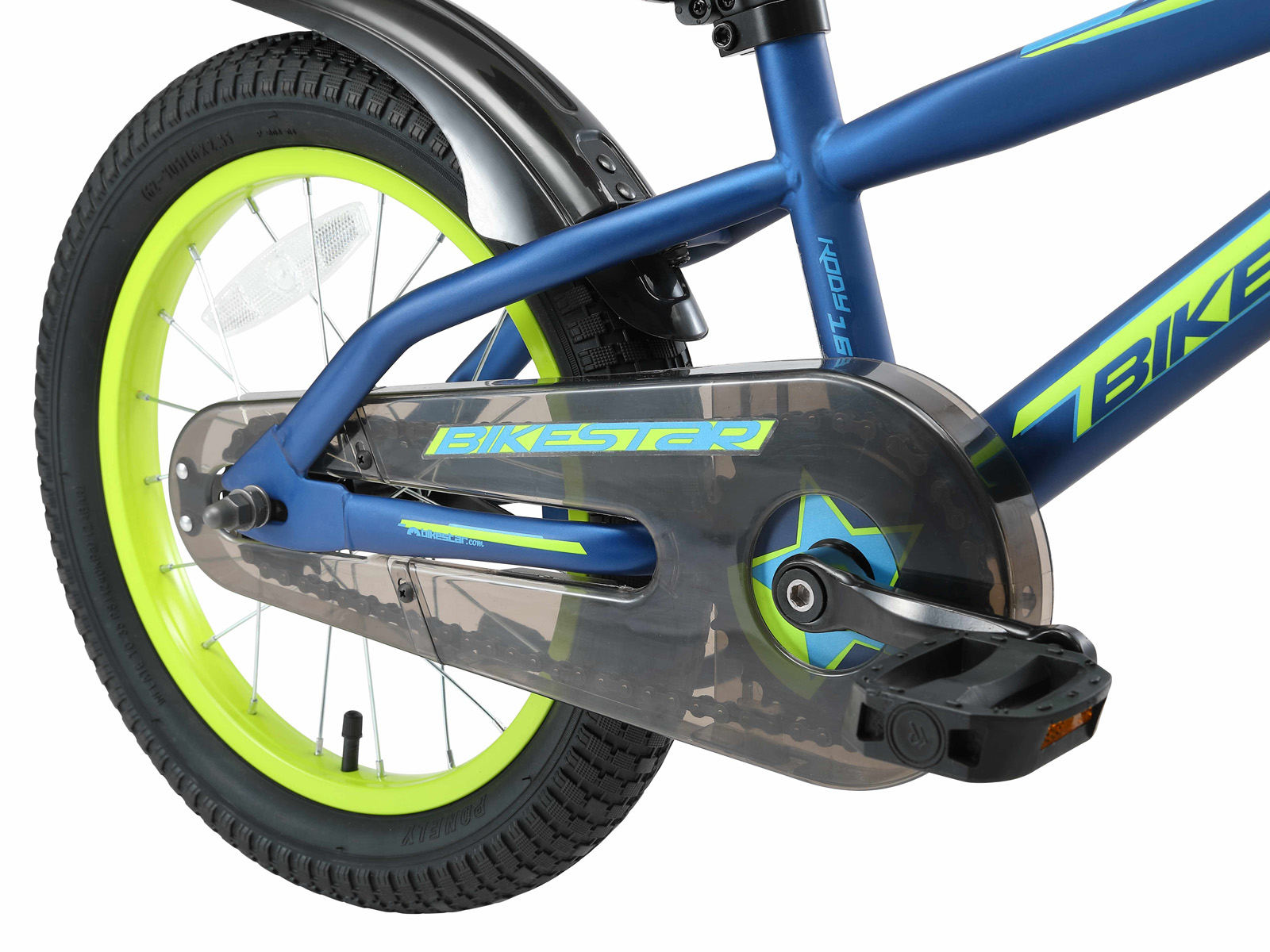 Bikestar kinderfiets Urban Jungle 16 inch blauw/groen - Afbeelding 4
