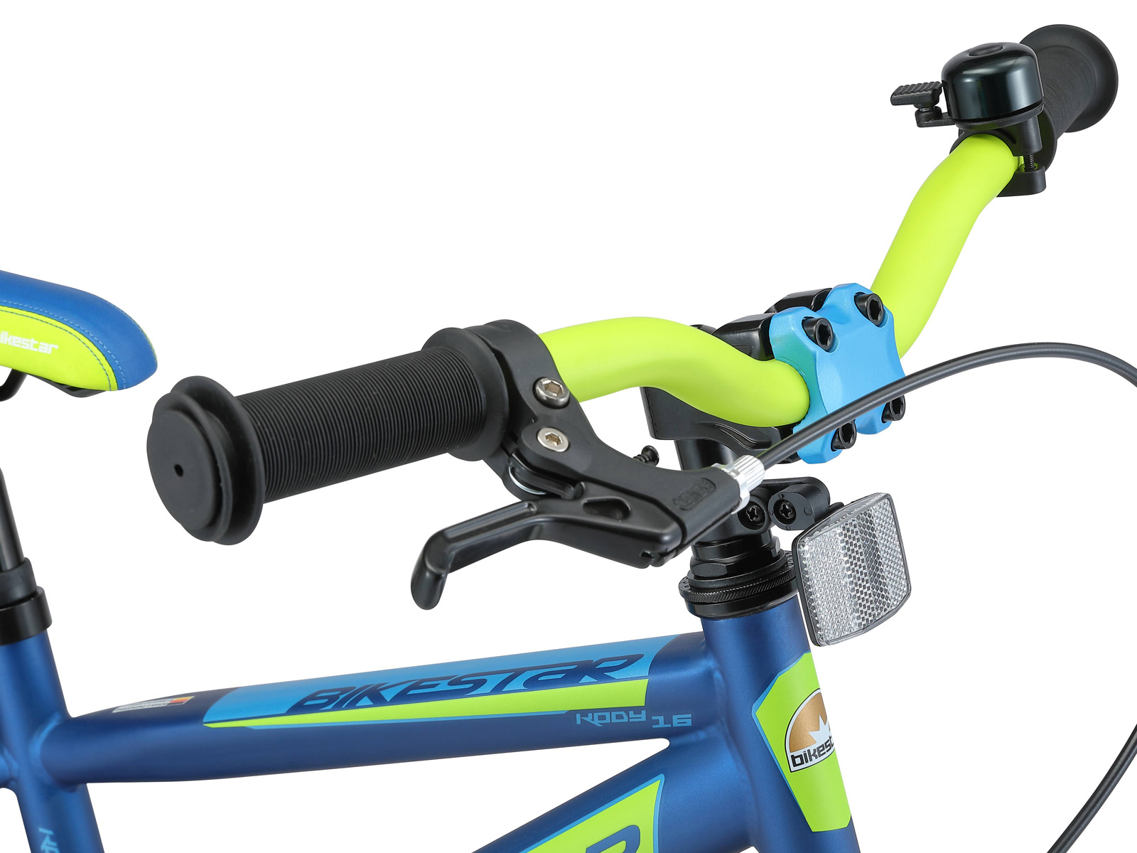 Bikestar kinderfiets Urban Jungle 16 inch blauw/groen - Afbeelding 5