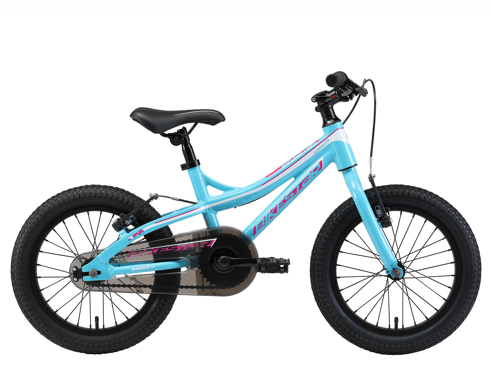 Bikestar kinderfiets mountainbike 16 inch turquiose