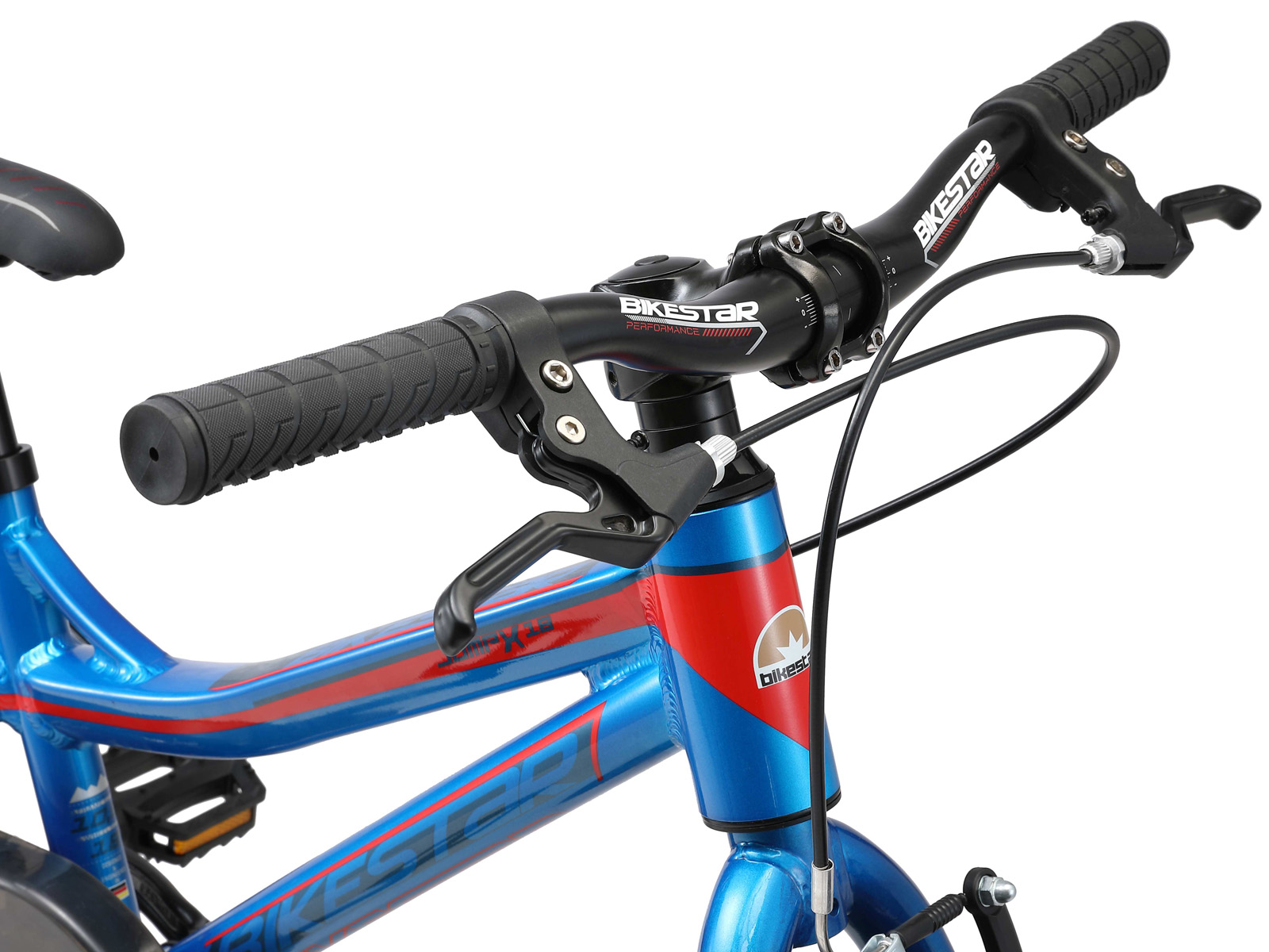 Bikestar kinderfiets Mountainbike alu 18 inch blauw - Afbeelding 5