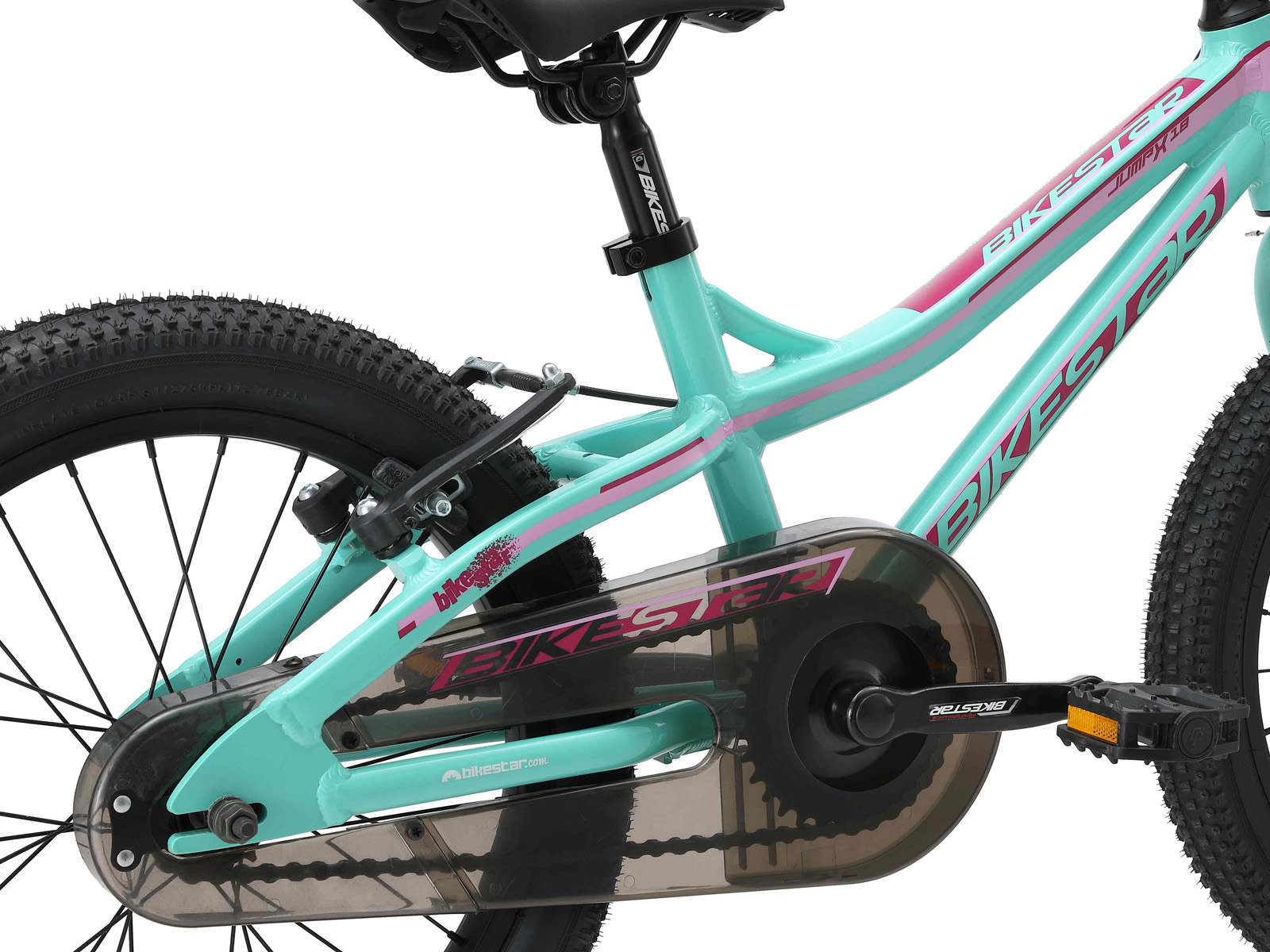 Bikestar kinderfiets Mountainbike alu 18 inch mintgroen - Afbeelding 4