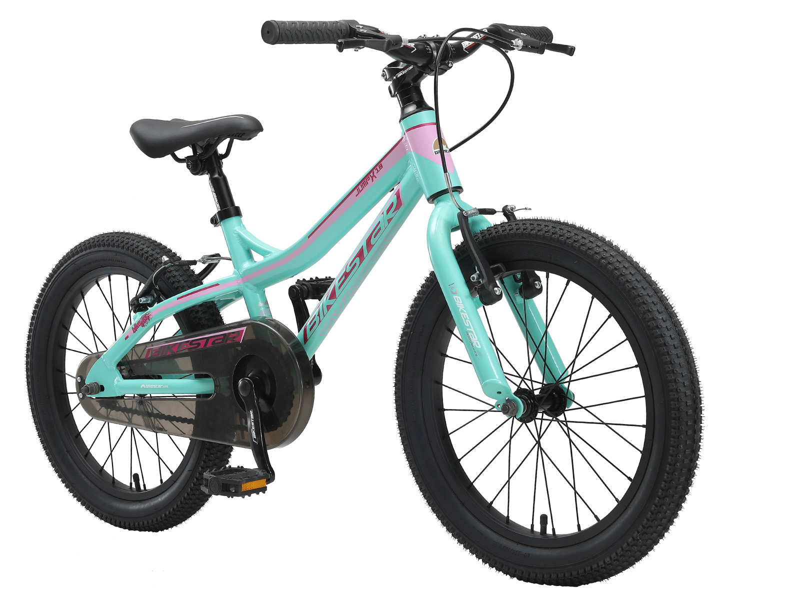 Bikestar kinderfiets Mountainbike alu 18 inch mintgroen - Afbeelding 2