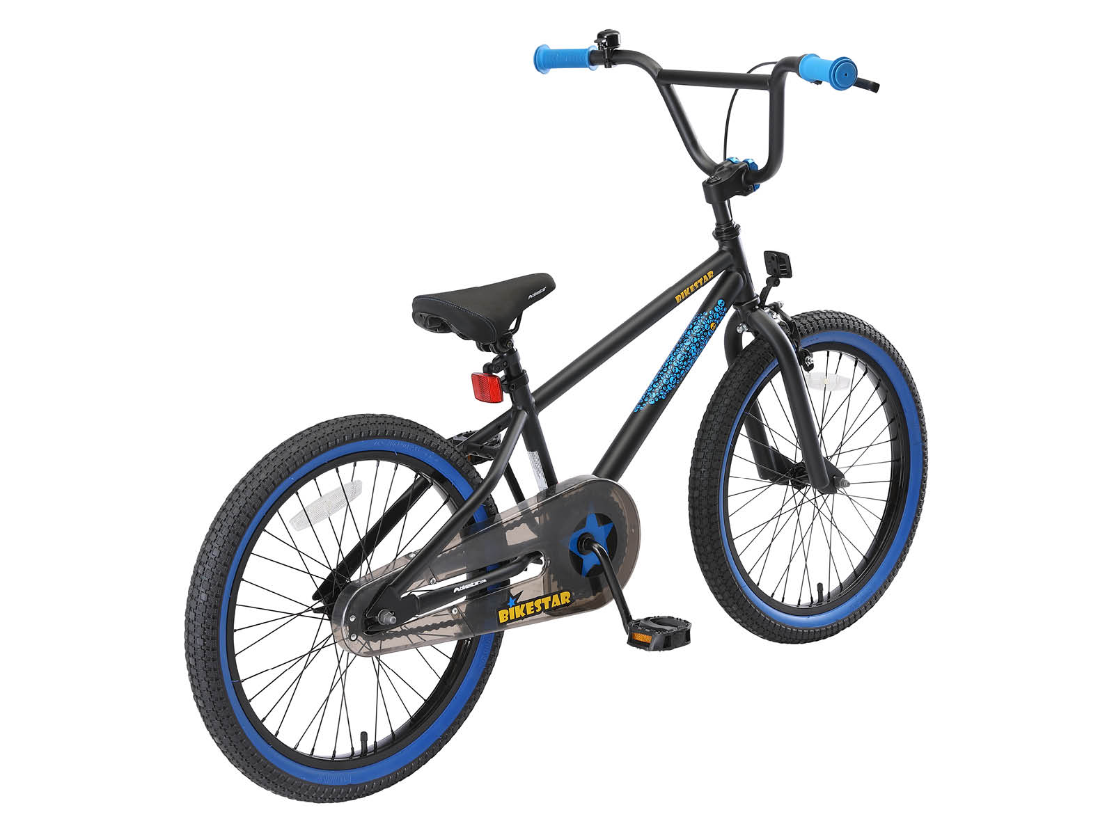 Bikestar kinderfiets BMX 20 inch zwart/blauw - Afbeelding 3