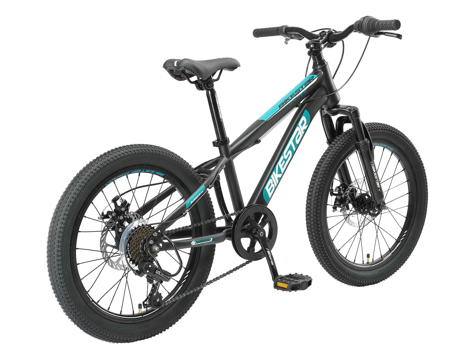 Bikestar kinderfiets MTB Staal 7speed 20inch zwart - Afbeelding 3