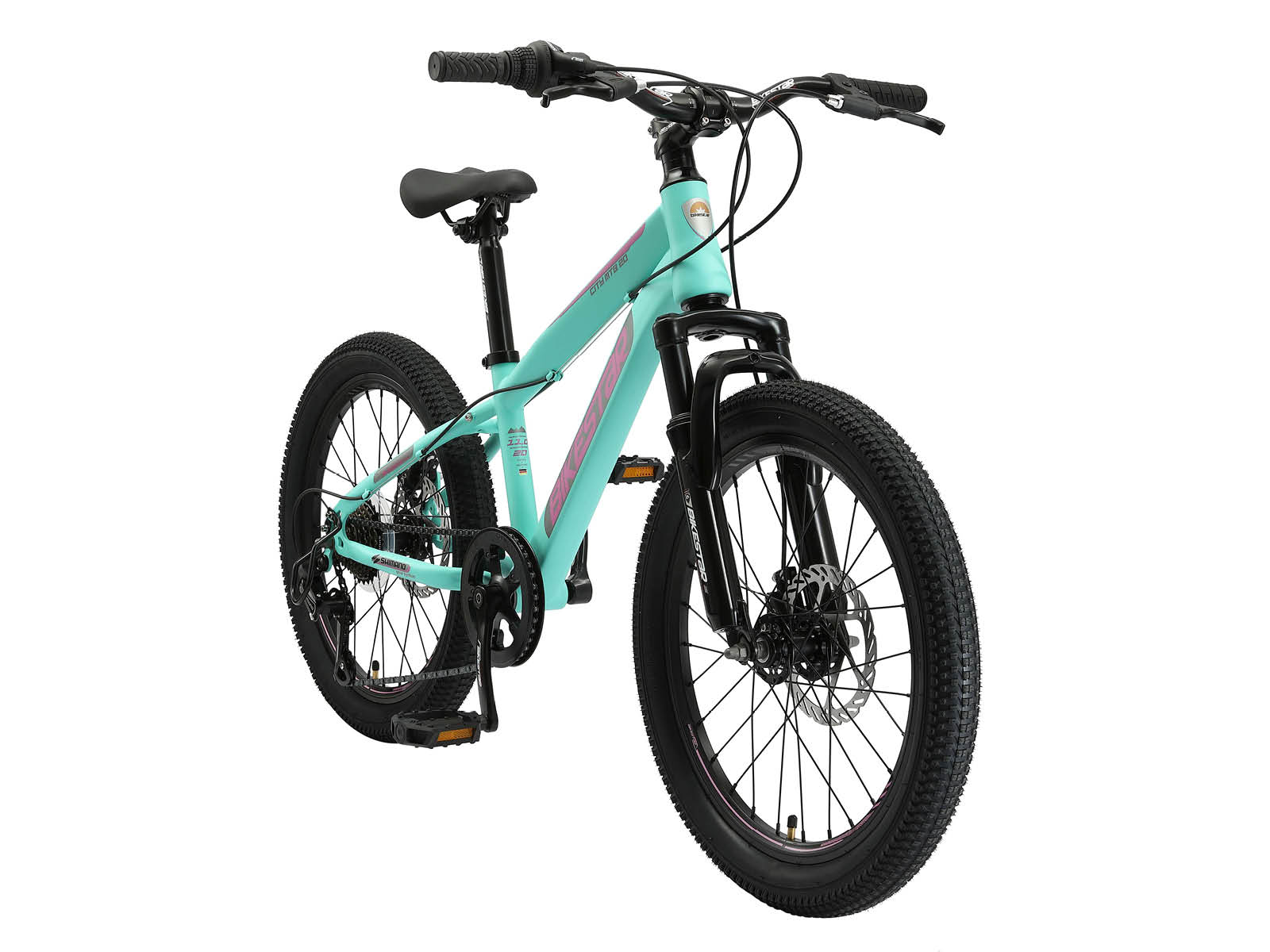 Bikestar kinderfiets MTB Staal 7speed 20inch mintgroen - Afbeelding 2