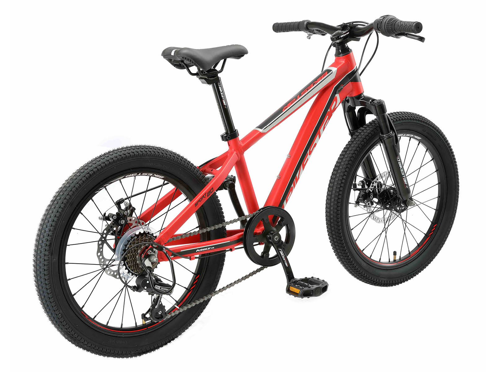 Bikestar kinderfiets MTB Sport 7speed 20inch rood - Afbeelding 3