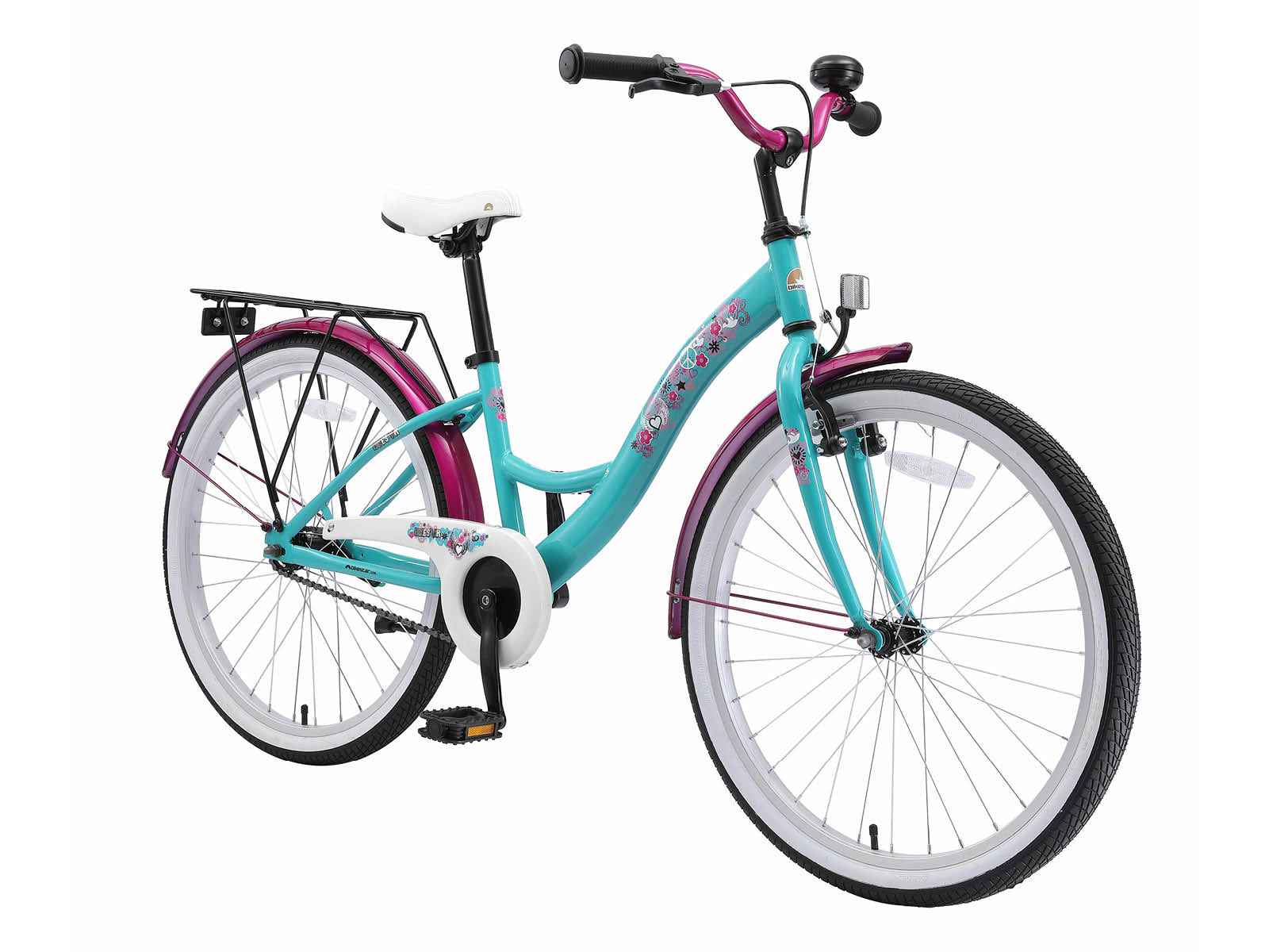 Bikestar kinderfiets Classic 24 inch mintgroen - Afbeelding 2