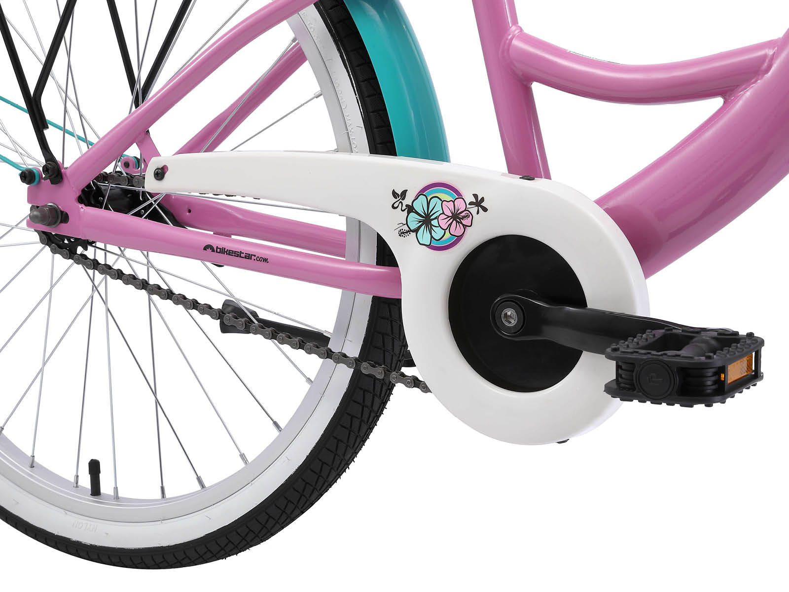 Bikestar kinderfiets Classic 24 inch roze - Afbeelding 4