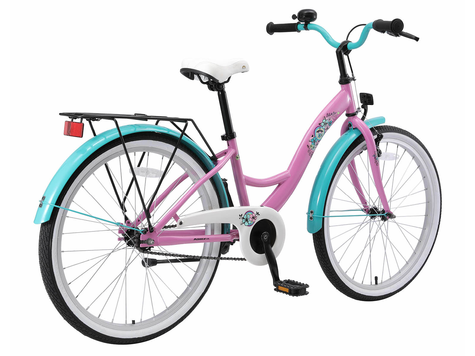 Bikestar kinderfiets Classic 24 inch roze - Afbeelding 3