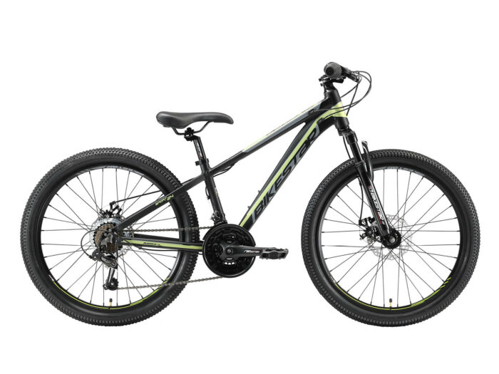 Bikestar MTB 24 inch jeugdfiets zwart