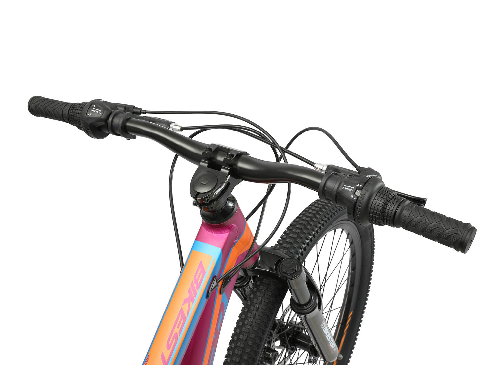 Bikestar MTB Sport 21speed 24inch paars/oranje - Afbeelding 5