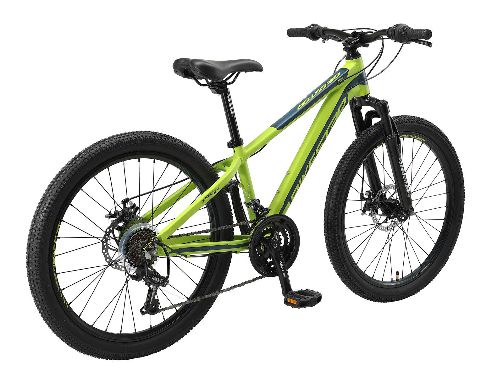 Bikestar MTB Sport 21speed 24inch groen/blauw - Afbeelding 4