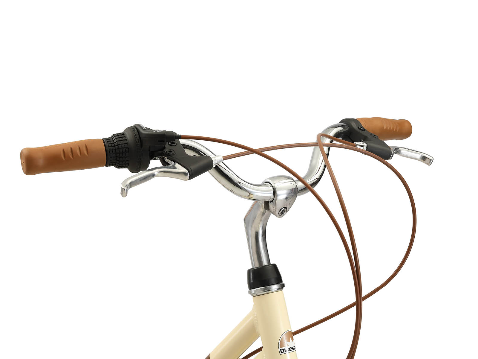 Bikestar, retro damesfiets, 26 inch, 7 sp derailleur, creme - Afbeelding 6