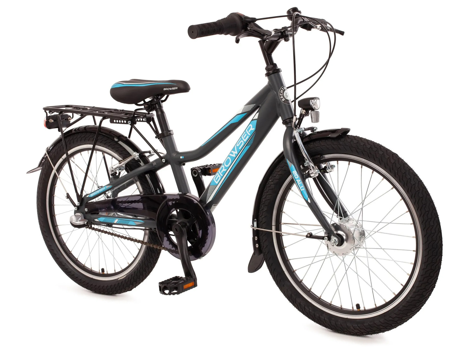 Bachtenkirch kinderfiets Browser 20 inch donkergrijs - Afbeelding 2