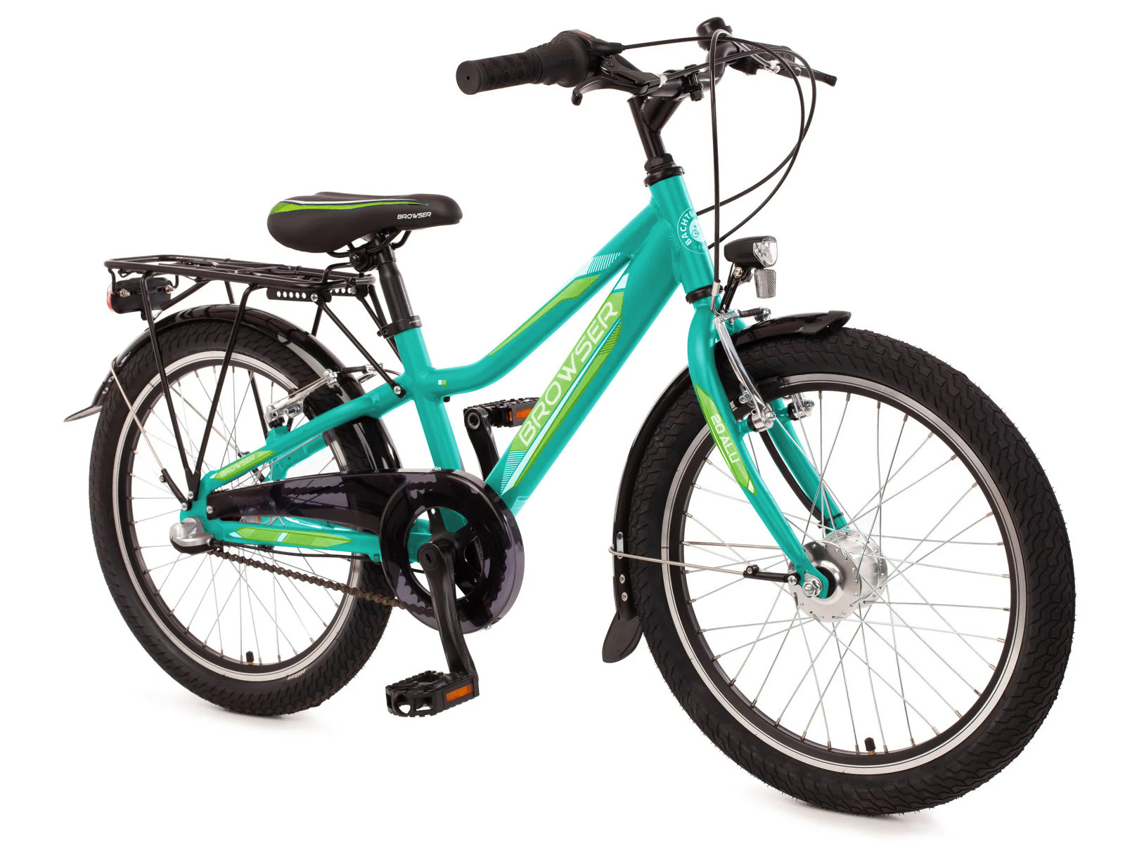 Bachtenkirch kinderfiets Browser 20 inch turquoise - Afbeelding 2