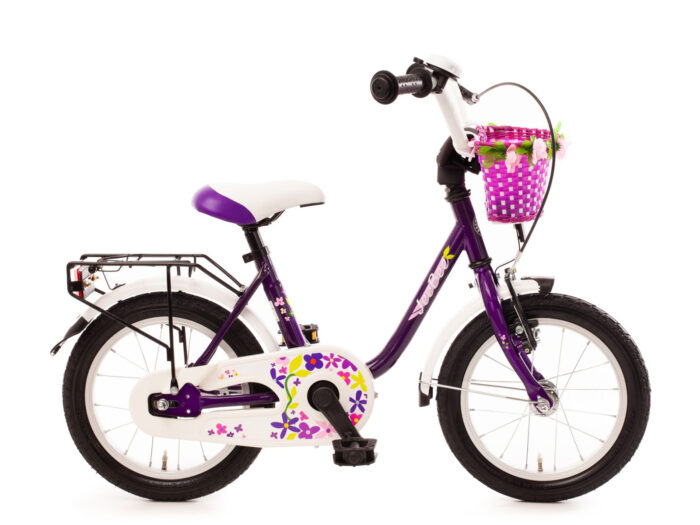 Bachtenkirch kinderfiets Jee Bee 14 inch lila