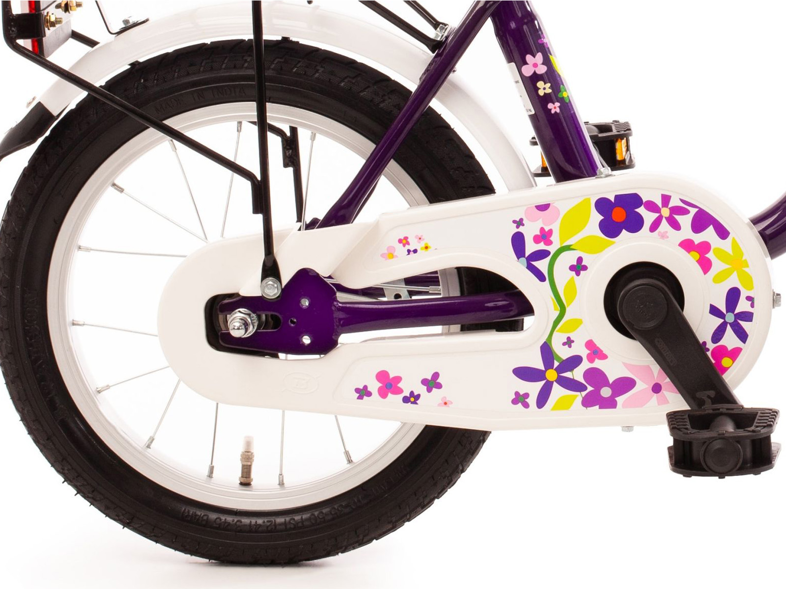Bachtenkirch kinderfiets Jee Bee 14 inch lila - Afbeelding 3