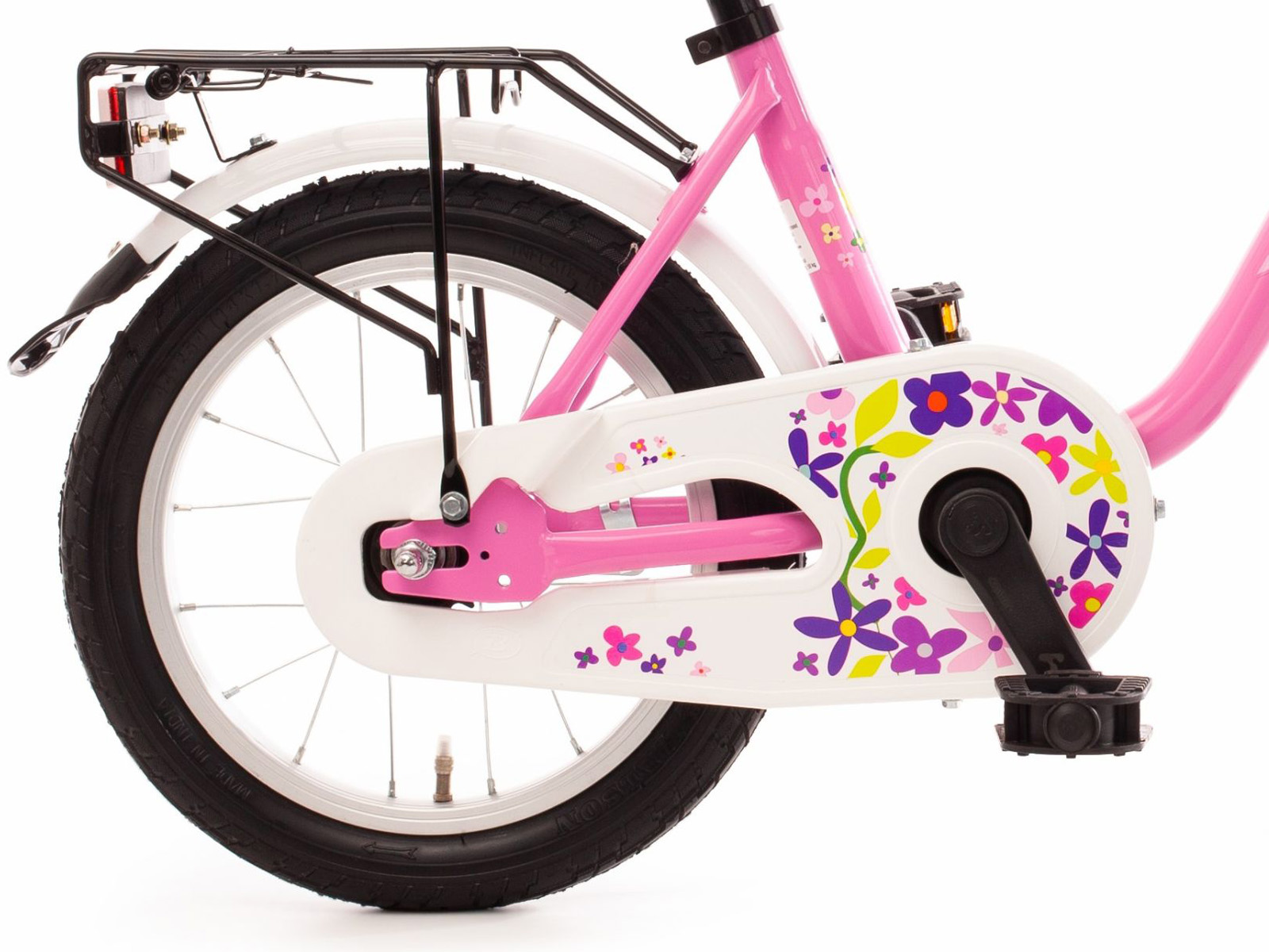 Bachtenkirch kinderfiets Jee Bee 14 inch roze - Afbeelding 3