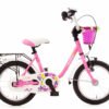 Bachtenkirch kinderfiets Jee Bee 14 inch roze