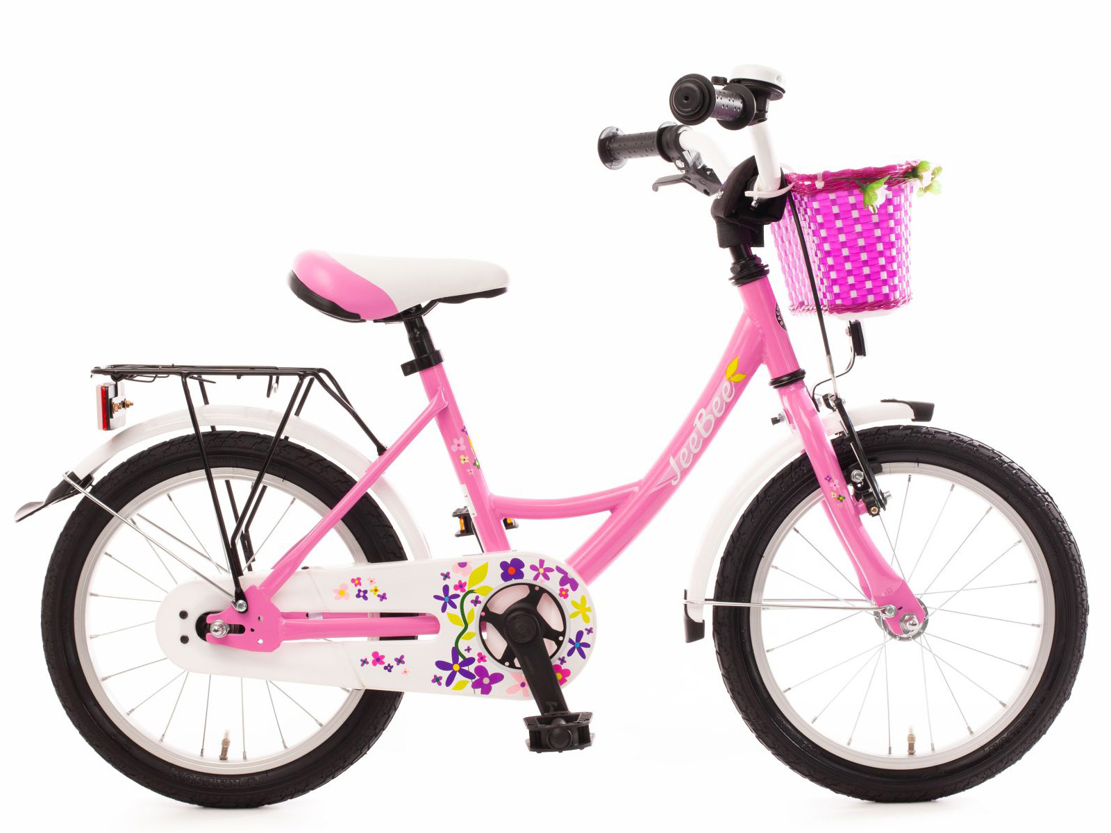 Bachtenkirch kinderfiets Jee Bee 16 inch roze