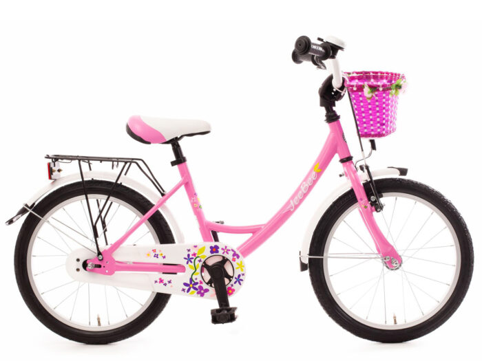 Bachtenkirch kinderfiets Jee Bee 18 inch roze