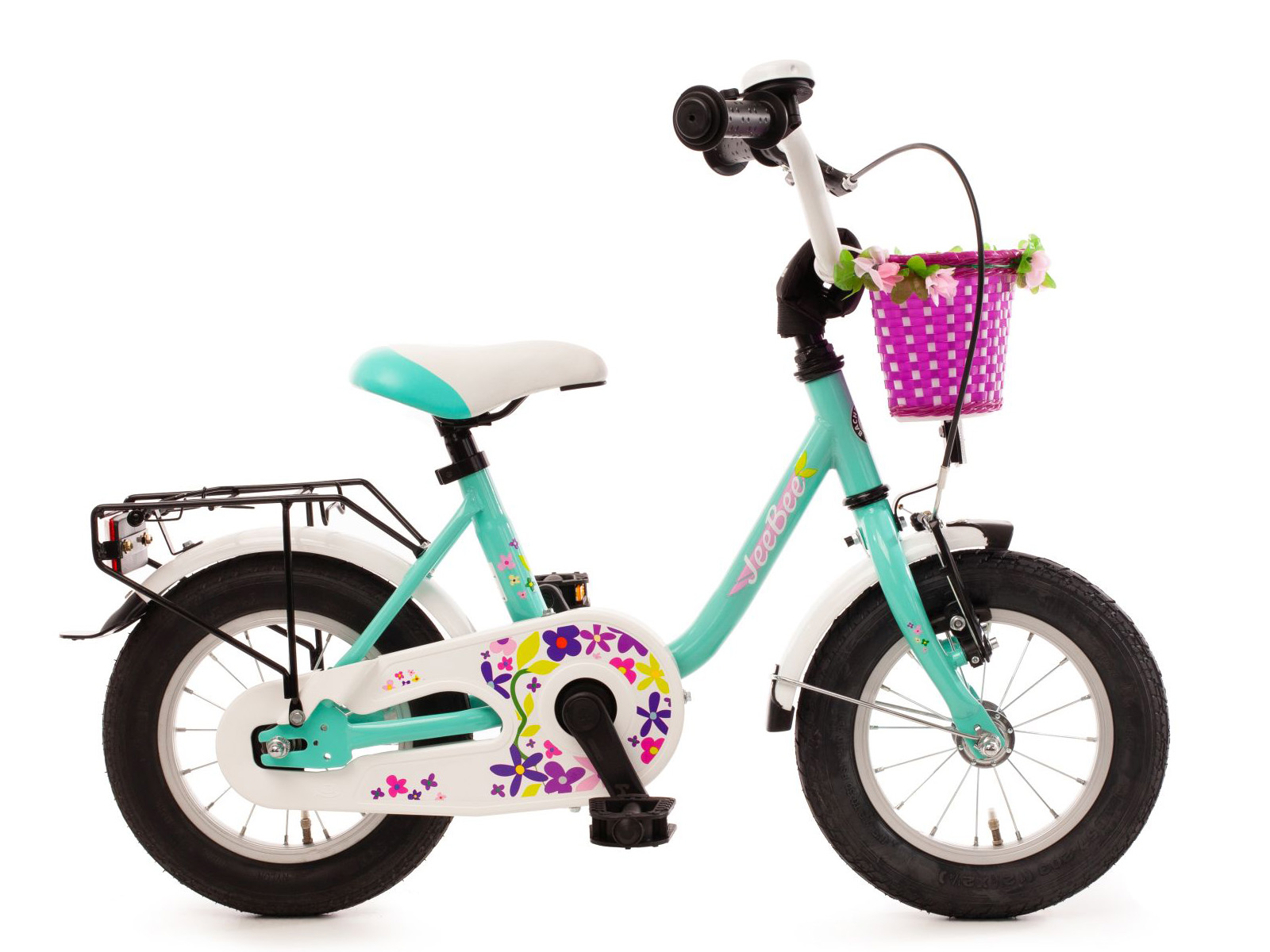 Bachtenkirch kinderfiets Jee Bee 12 inch turquoise