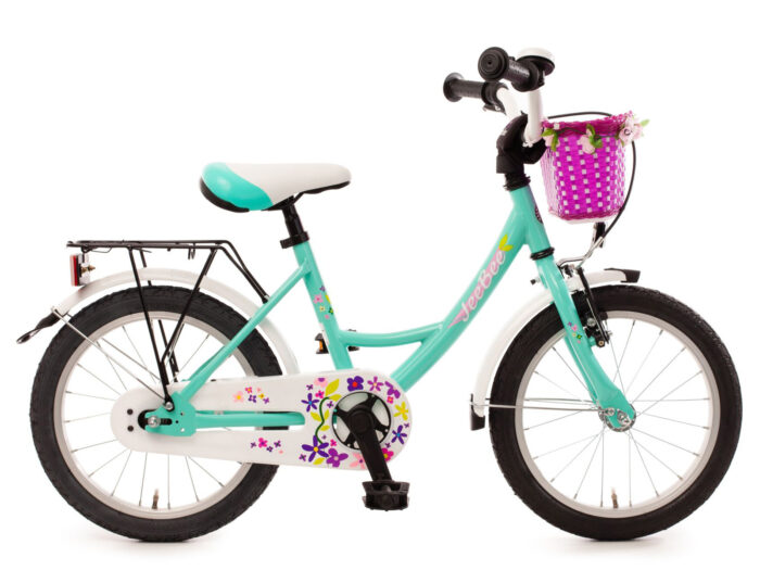 Bachtenkirch kinderfiets Jee Bee 16 inch turquoise