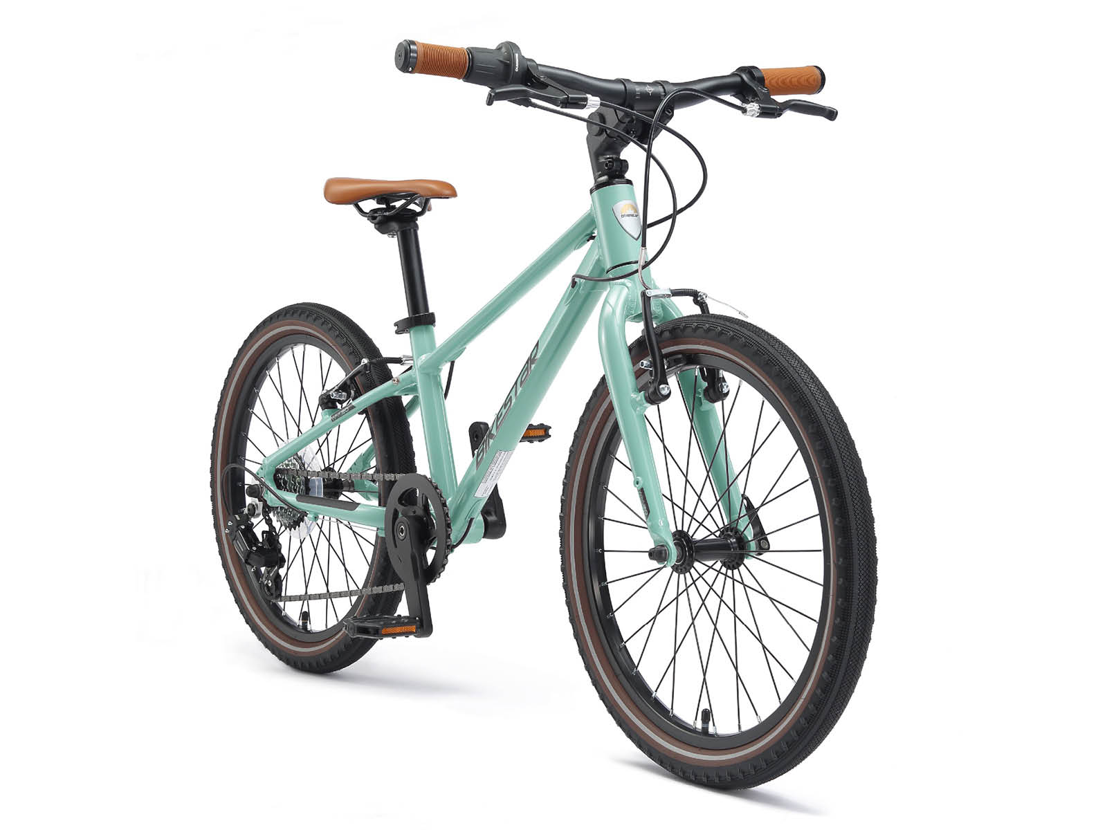 Bikestar kinderfiets lichtgewicht 20 inch 7 speed groen - Afbeelding 2