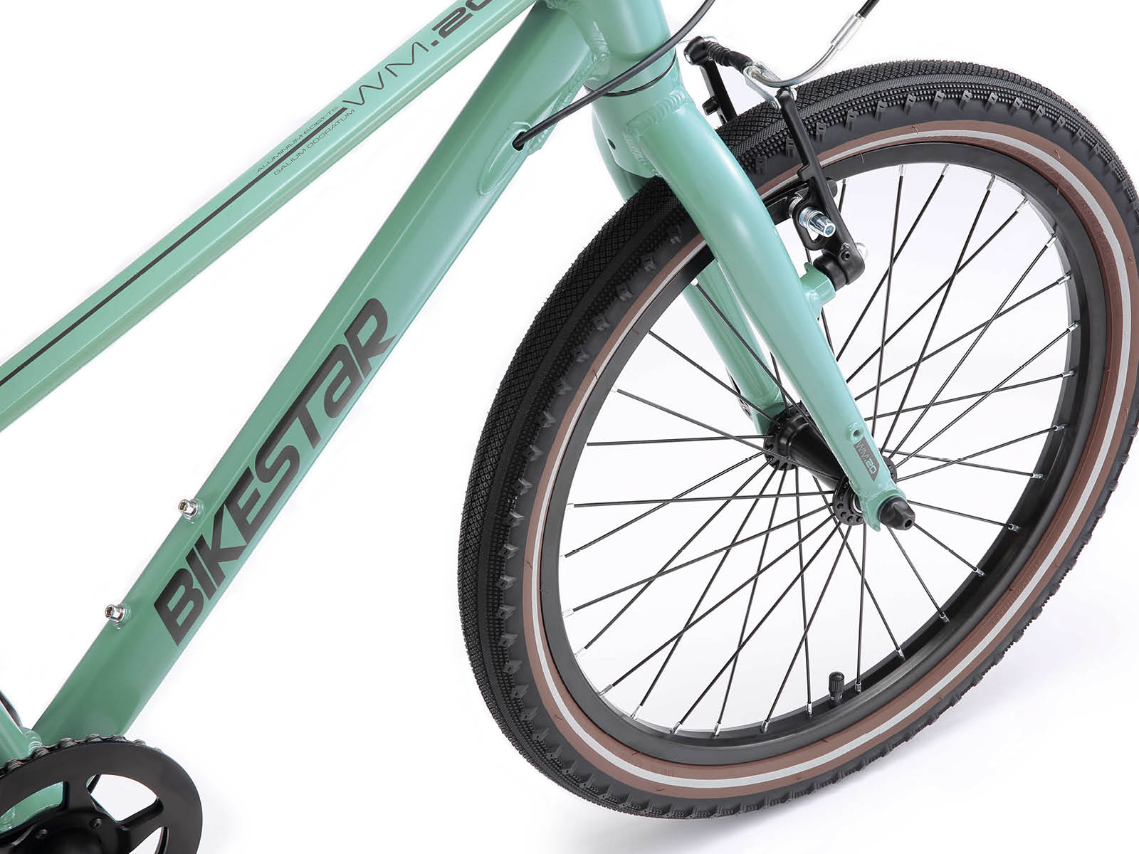 Bikestar kinderfiets lichtgewicht 20 inch 7 speed groen - Afbeelding 5