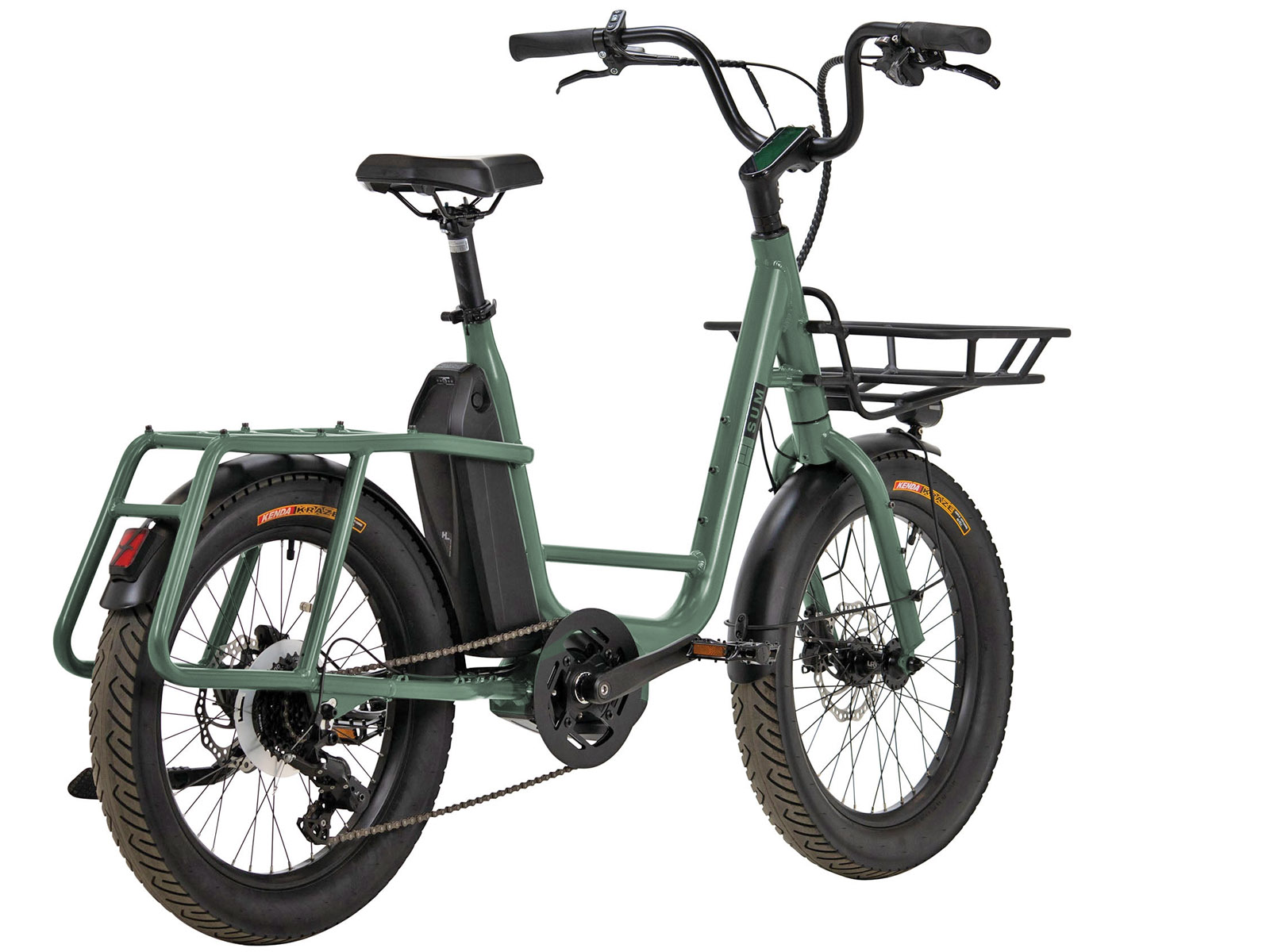 Uco Mid elektrische transportfiets city alu groen - Afbeelding 3