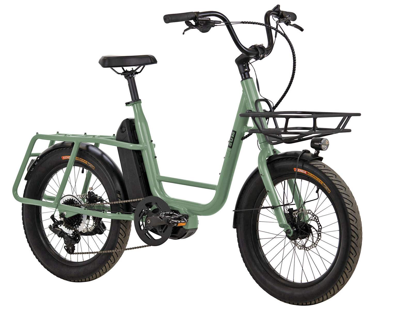 Uco Mid elektrische transportfiets city alu groen - Afbeelding 2