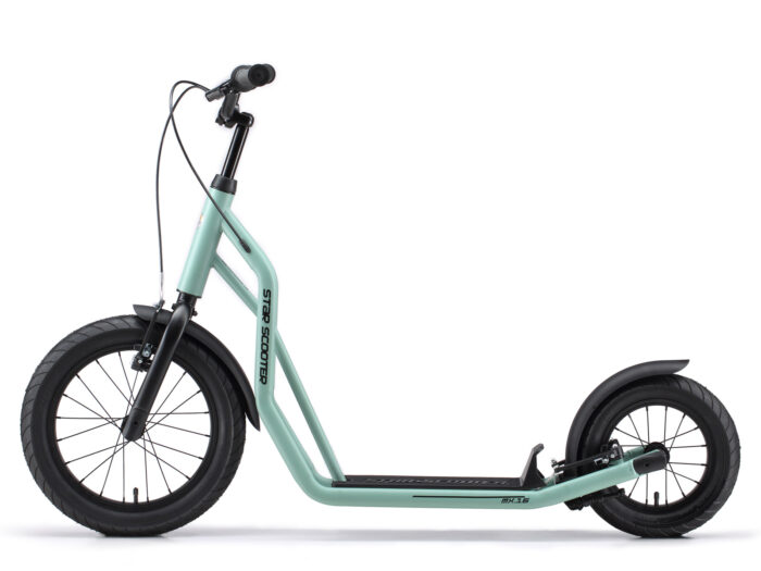 STAR SCOOTER autoped 16 inch + 12 inch, groen
